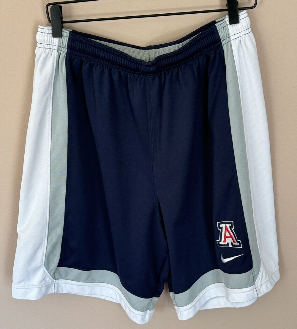 University of Arizona Wildcats Nike Athletic Shorts Sz XL Blue-grey-white